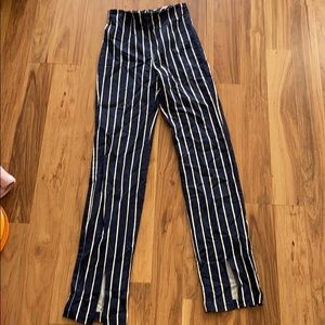 Final price drop Striped reformation pants